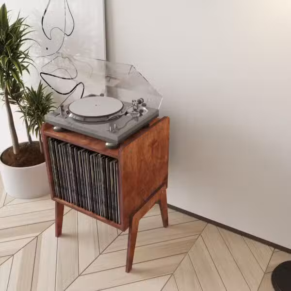 Vertex Record Player Stand & Vinyl Storage (2) - 6