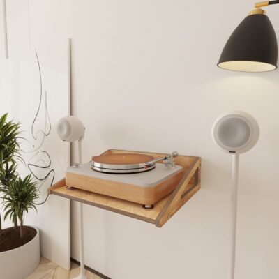 floating turntable stand – record player stand (5) - 4