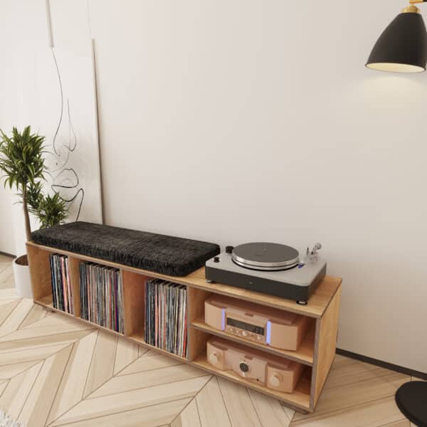 integral-record-player-stand-with-storage-and-bench (3) - 2