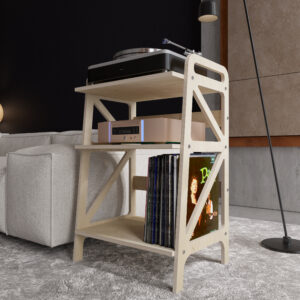 Radius Record Player Stand With Record Storage - 1