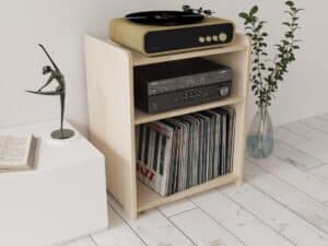 Equation Record Player Stand With Storage - 4