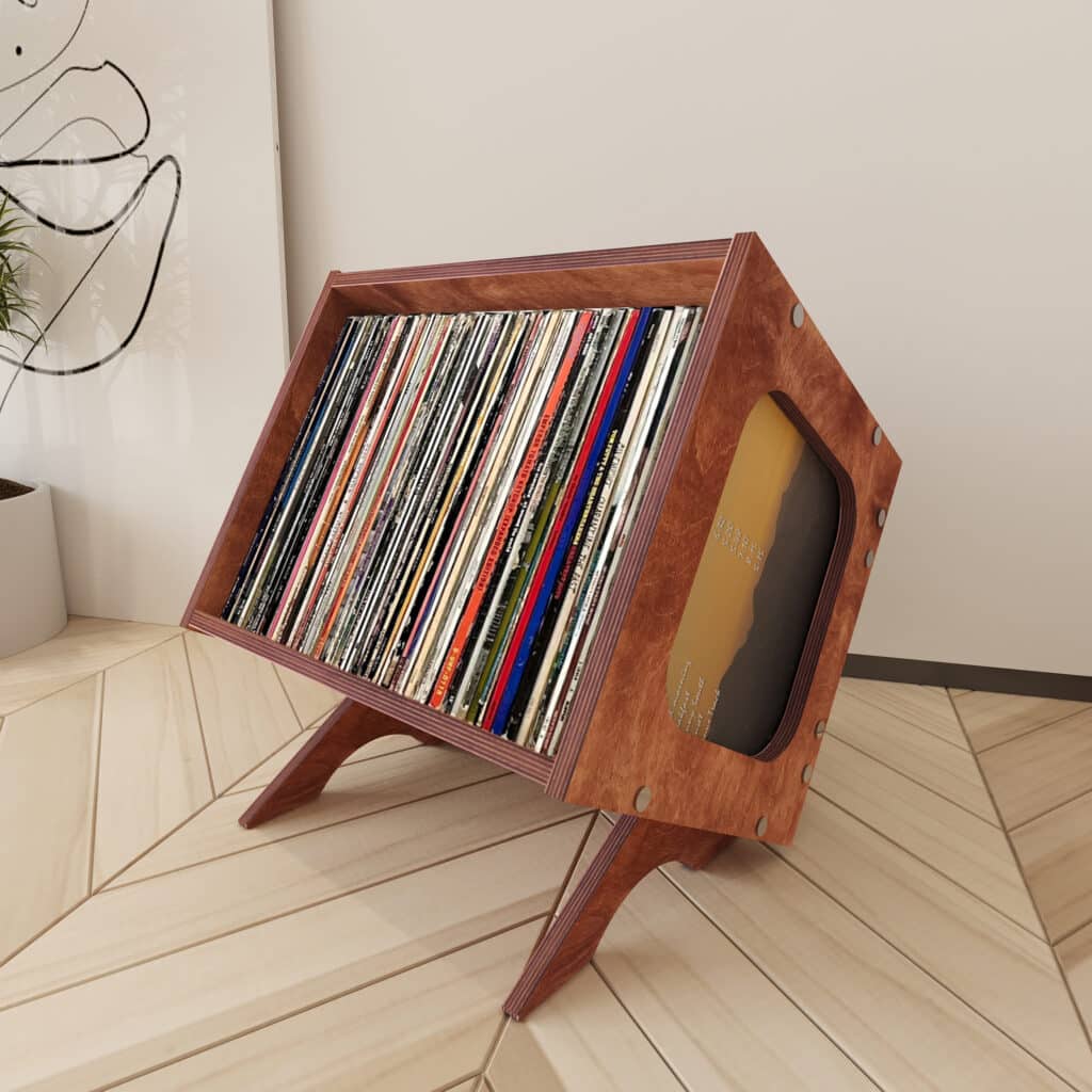 Prime Vinyl Record Storage Birch Polywood vinyl record storage and LP Album holder