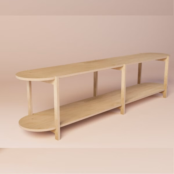 low shelving unit – plant stand – tv stand (6) - 7